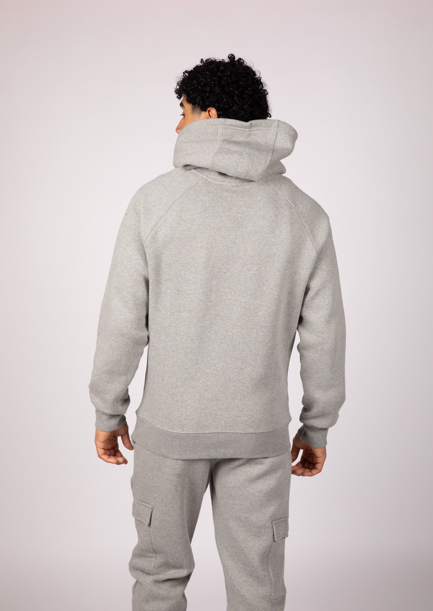 Grey Cargo Bottom Fleece Tracksuit
