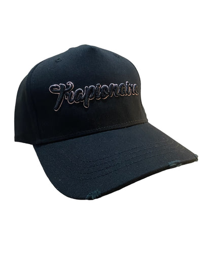 Pink/Black Cap